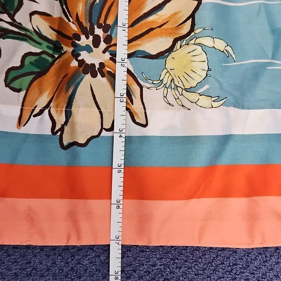 ANTONIO MELANI Evie Cotton A-line Maxi Skirt: Ocean Print: Size-6 - Picture 12 of 16